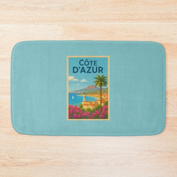 Item preview, Côte d’Azur Travel Art – French Riviera Coastline & Mediterranean Charm designed and sold by Annika Shurafa.