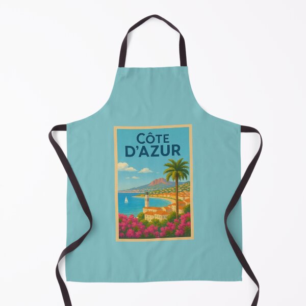 Item preview, Côte d’Azur Travel Art – French Riviera Coastline & Mediterranean Charm designed and sold by Annika Shurafa.