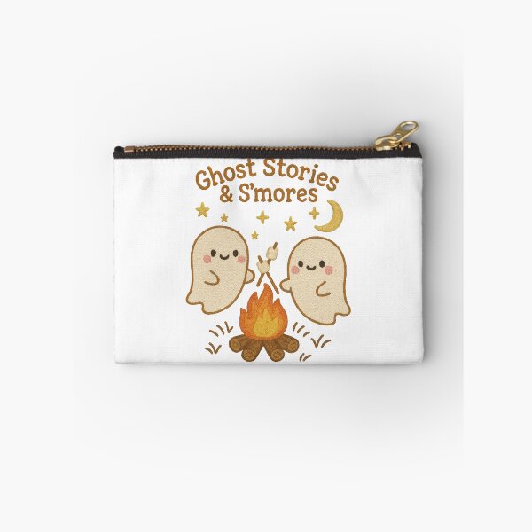 Item preview, Ghost Stories and S'mores – Cute Halloween Campfire Ghost Design designed and sold by inkoutninja.