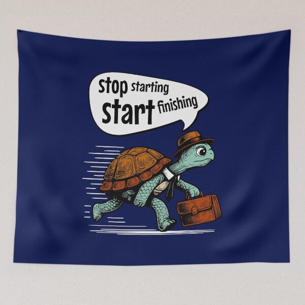 Item preview, Stop Starting, Start Finishing designed and sold by DAFIN.