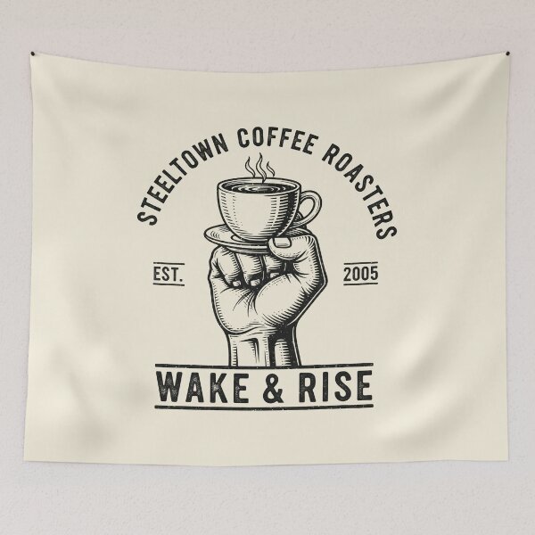 Item preview, Steeltown Coffee Roasters Wake Rise designed and sold by EdvvinStudios.