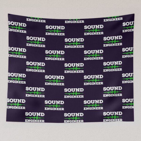Item preview, Sound Engineer Music Waves Audio Effects Sound Recording designed and sold by DesignEclips.