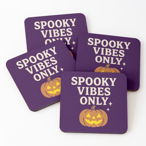 Item preview, Spooky Vibes Only – Cute Halloween Pumpkin Design on Purple Background designed and sold by Lazy Planet.