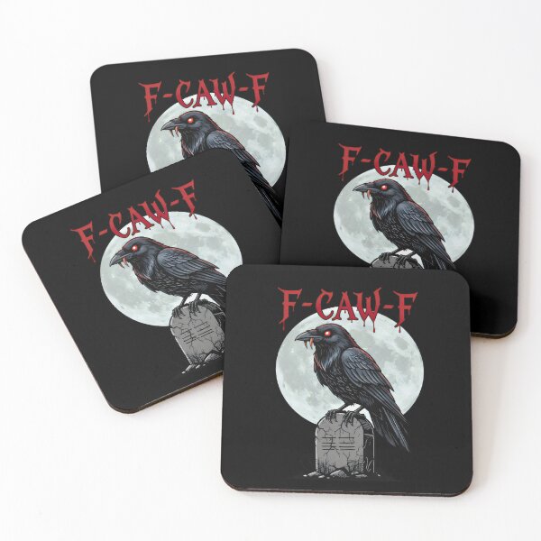 Item preview, F-Caw-F Funny crow halloween 2025 designed and sold by VividDripCo.