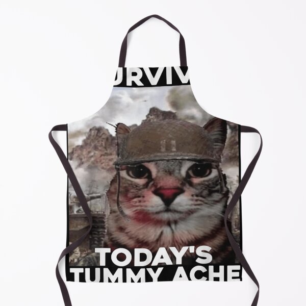 Item preview, I Survived Today'S Tummy Ache Cat designed and sold by LuanTruong88.
