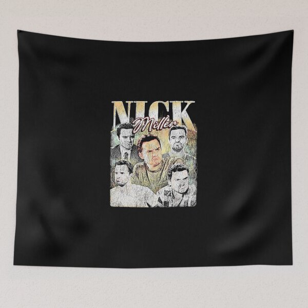 Item preview, Nick Miller Smiley Vintage Oversized T-Shirt designed and sold by meaganrowenaz6.
