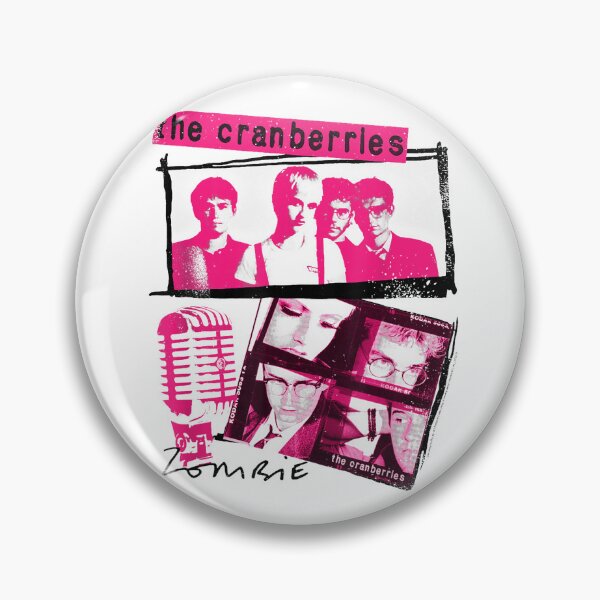 Artikelvorschau, Die Cranberries Pink und Schwarz Collage Vintage Band entworfen und verkauft von CollinsLee45.