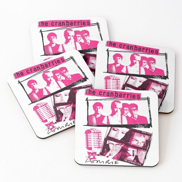 Artikelvorschau, Die Cranberries Pink und Schwarz Collage Vintage Band entworfen und verkauft von CollinsLee45.