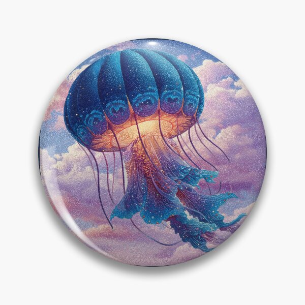 Item preview, Sky Jelly: Bioluminescent Dirigible designed and sold by ArgentoArt.
