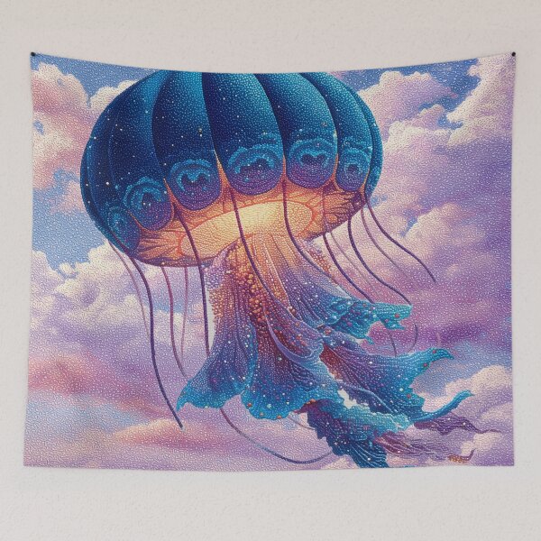 Item preview, Sky Jelly: Bioluminescent Dirigible designed and sold by ArgentoArt.
