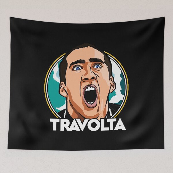 Item preview, Nicolas Cage Travolta  designed and sold by Boondocks254.