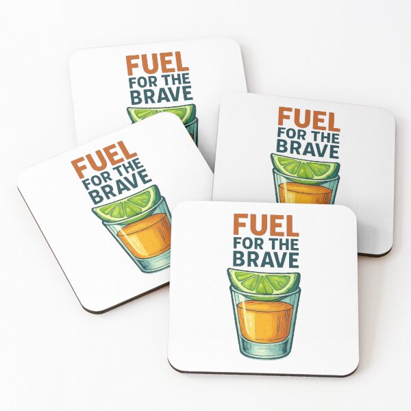 Item preview, Fuel for the Brave – Tequila Shot and Lime Bold Drinking Design designed and sold by inkoutninja.