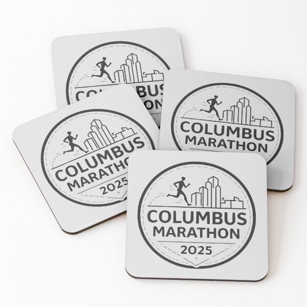 Item preview, Columbus Marathon 2025 Dynamic City Skyline designed and sold by Nordic Echo.