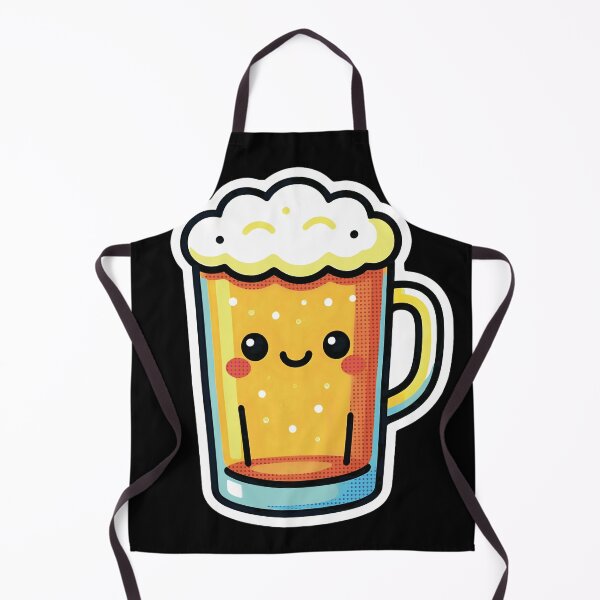 Artikelvorschau, Kawaii Bierkrug - Süßes fröhliches Craft Beer Sticker entworfen und verkauft von Origen88.