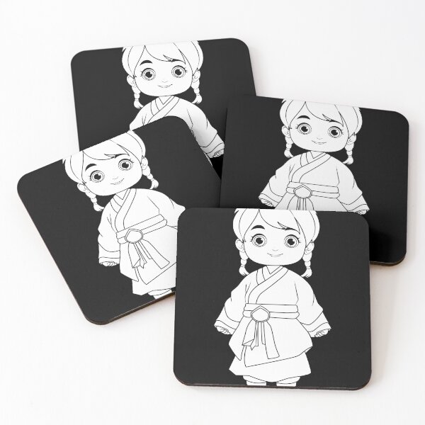 Item preview, outline asian cartoon character colouring designed and sold by stevenfrede.