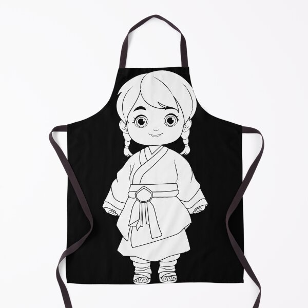 Item preview, outline asian cartoon character colouring designed and sold by stevenfrede.
