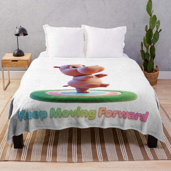 Item preview, Keep Moving Forward: A Determined Hippo's Dance designed and sold by thitimajarunrat.
