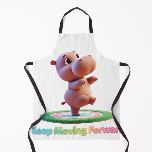Item preview, Keep Moving Forward: A Determined Hippo's Dance designed and sold by thitimajarunrat.