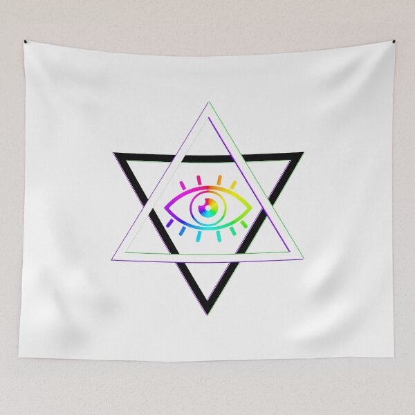 Item preview, El Gran Ojo Illuminati Estrella Black W designed and sold by Korvus78.