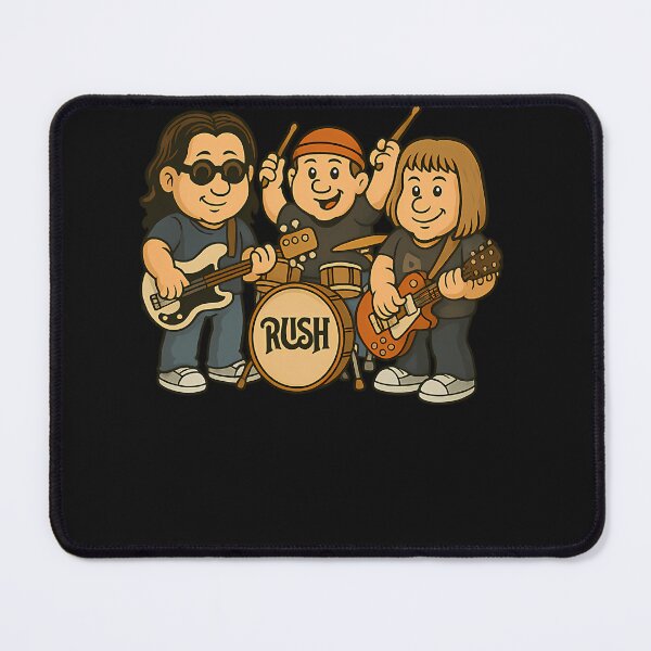 Item preview, Rush Band Cartoon Style Retro Music Rock Band designed and sold by VieraJolana.