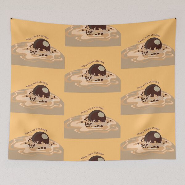 Item preview, Bubble Tea Is A Religion – Boba Pearls Sinking in Milk Tea designed and sold by liveinbeauty.