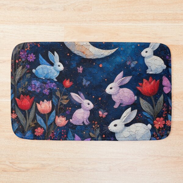 Item preview, Rabbits In the Garden designed and sold by TheDarkWardrobe.