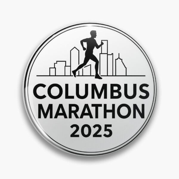 Artikelvorschau, Columbus Marathon 2025 Stadtsilhouette entworfen und verkauft von Nordic Echo.