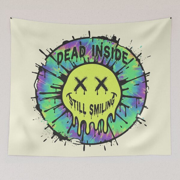 Item preview, Dead Inside, Still Smiling designed and sold by EsenciaZen.