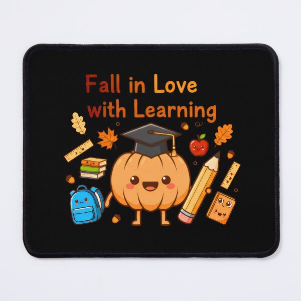 Item preview, fall in love with learning Pumpkin Teacher Student designed and sold by VividDripCo.