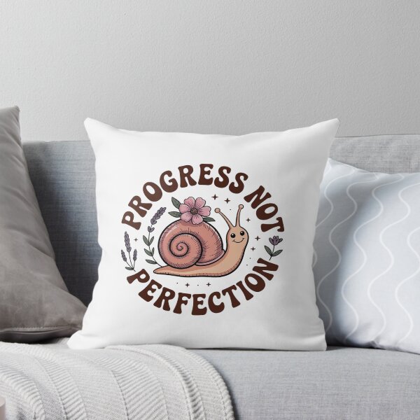 Item preview, Progress Not Perfection Mental Health Quote designed and sold by Love Between Pages.