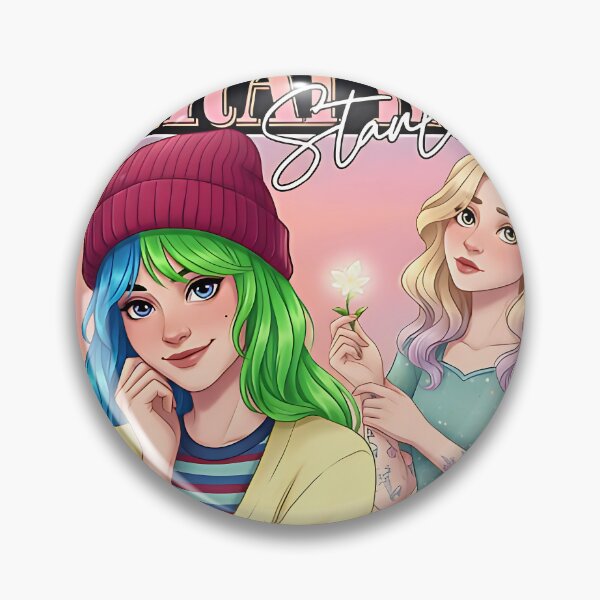 Item preview, Seraphina Starling – Pastel Aesthetic Tattooed Character Art Design designed and sold by JosephRoldan.