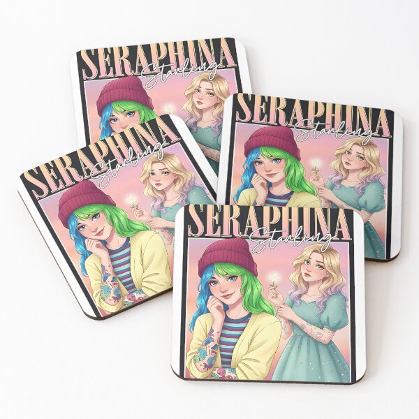Item preview, Seraphina Starling – Pastel Aesthetic Tattooed Character Art Design designed and sold by JosephRoldan.
