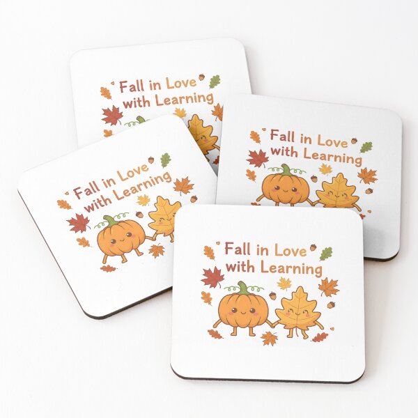 Item preview, fall in love with learning Pumpkin Teacher Student designed and sold by VividDripCo.