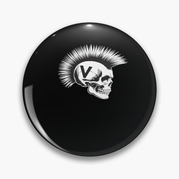 Item preview, Punk Rock Skull Mohawk Style Rock Fan Music Punks Not Dead designed and sold by Jadiantukora.