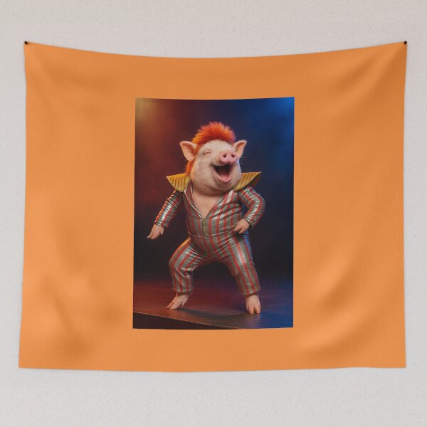 Item preview, Glam Rockin' Pig designed and sold by Tridentulus.