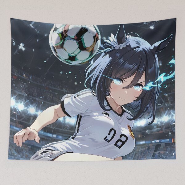 Item preview, Eishin Flash Uma Musume Pretty Derby Anime Girl Legendary Soccer Star designed and sold by earlobejerk.