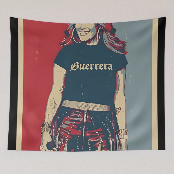 Item preview, Guerrera – Feminist Warrior Empowerment Political Poster Art Design designed and sold by ThomasLeesa.