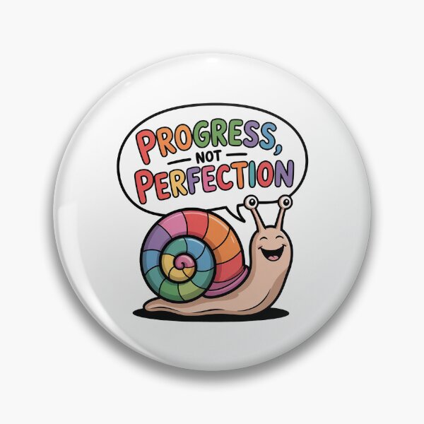 Item preview, Progress Not Perfection Mental Health Quote designed and sold by Love Between Pages.