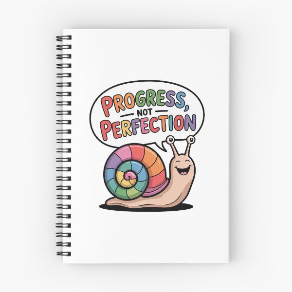Item preview, Progress Not Perfection Mental Health Quote designed and sold by Love Between Pages.