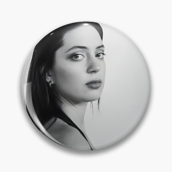 Item preview, Lizzy McAlpine – Minimalist Black and White Portrait Art designed and sold by vasilacielloa.