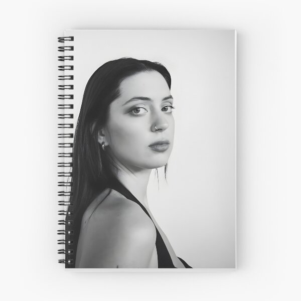 Item preview, Lizzy McAlpine – Minimalist Black and White Portrait Art designed and sold by vasilacielloa.