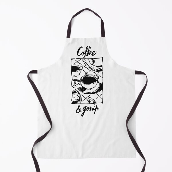 Item preview, Coffee & Gossip – Funny Coffee Quote Illustration designed and sold by PeligroEclipse.