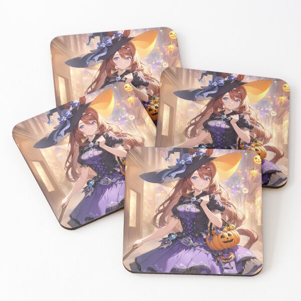 Item preview, Super Creek Broom Halloween Uma Musume Pretty Derby Anime Girl Waifu designed and sold by earlobejerk.