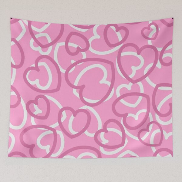 Item preview, pink hearts  designed and sold by pksart1.