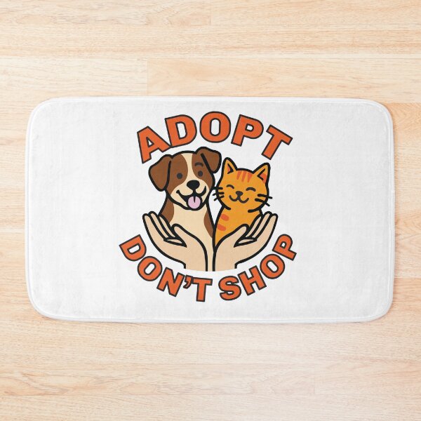 Item preview, Adopt Don’t Shop – Cute Dog and Cat Rescue Design designed and sold by Koony House and Field.