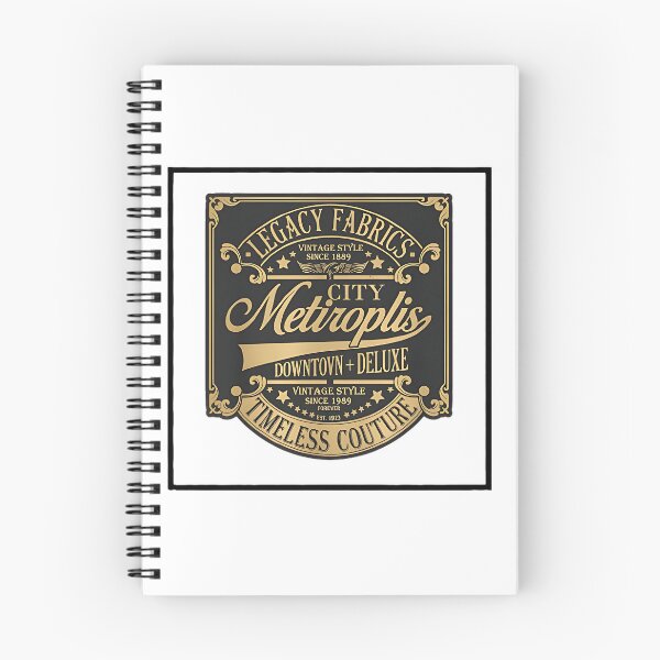 Item preview, Metropolis City Couture – Vintage Luxury Typography Fashion Label Design designed and sold by jeoncoulter.
