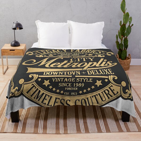 Item preview, Metropolis City Couture – Vintage Luxury Typography Fashion Label Design designed and sold by jeoncoulter.