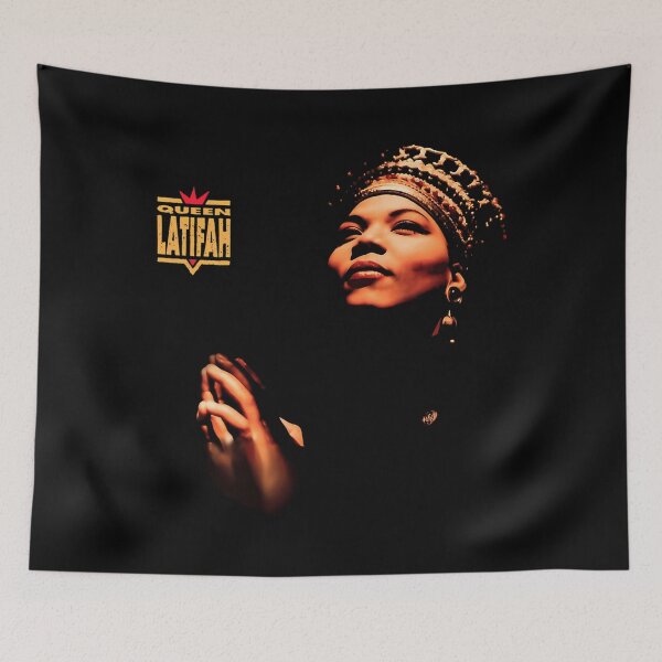 Item preview, Queen Latifa Black Background designed and sold by WILLIAMBARBA.