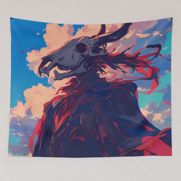 Item preview, Elias Ainsworth Ancient Magus Bride Anime Skull Mage designed and sold by earlobejerk.