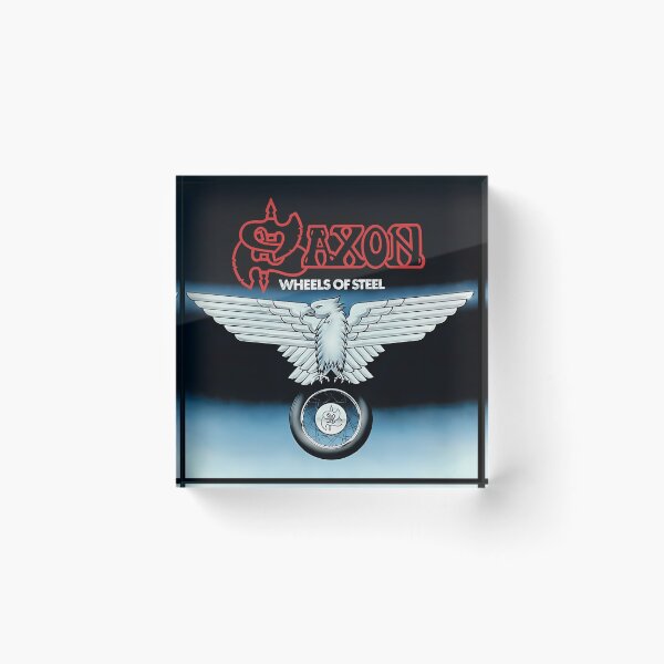 Item preview, Saxon - Álbum Ruedas de acero 1980 designed and sold by Sharooo.